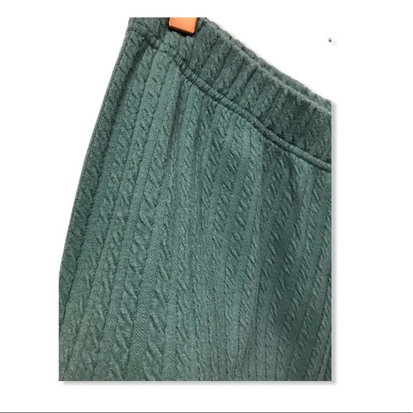 Vintage Towerhill | Teal Textured High Rise Pants - Picture 4 of 7